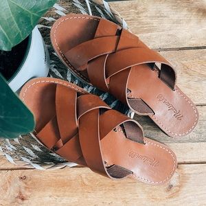 MADEWELL • boardwalk strappy sandals